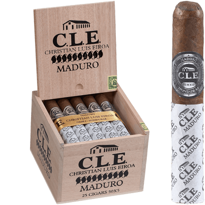 Cle Maduro 25 Ct Box 50X5