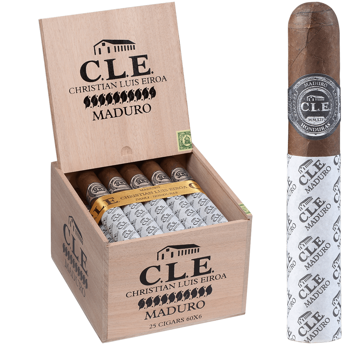 Cle Maduro 25 Ct Box 60X6
