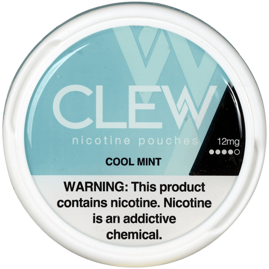 Clew Nicotine Pouches Cool Mint 12 Mg 1/5 Tins
