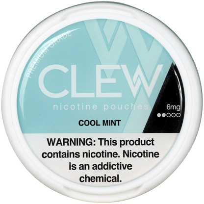 Clew Nicotine Pouches Cool Mint 6 Mg 1/5 Tins
