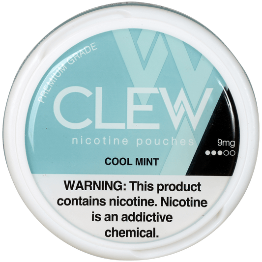 Clew Nicotine Pouches Cool Mint 9 Mg 1/5 Tins