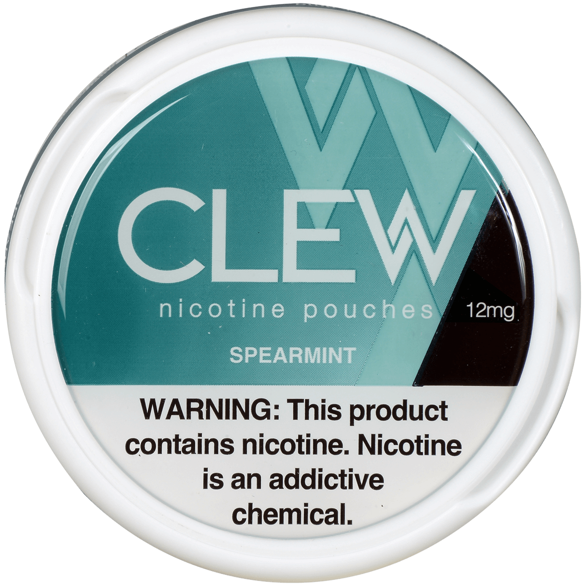 Clew Nicotine Pouches Spearmint 12 Mg 1/5 Tins