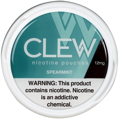 Clew Nicotine Pouches Spearmint 12 Mg 1/5 Tins