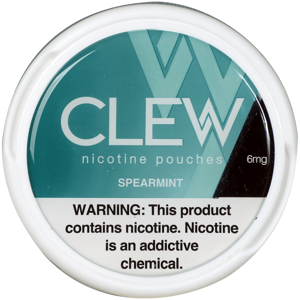 Clew Nicotine Pouches Spearmint 6 Mg 1/5 Tins