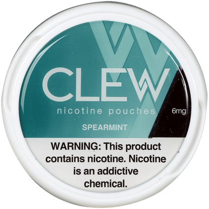 Clew Nicotine Pouches Spearmint 6 Mg 1/5 Tins