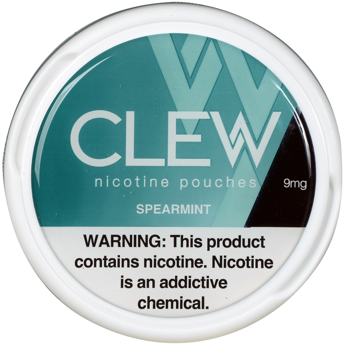 Clew Nicotine Pouches Spearmint 9 Mg 1/5 Tins