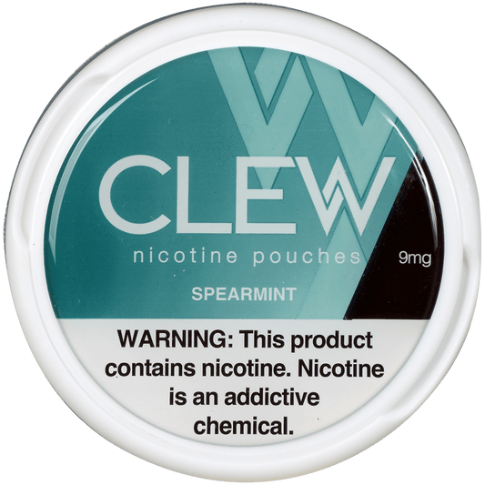 Clew Nicotine Pouches Spearmint 9 Mg 1/5 Tins