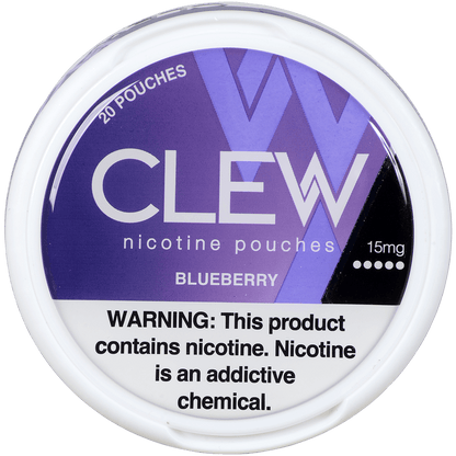 Clew Nicotine Pouches Blueberry 15Mg 1/5 Tins