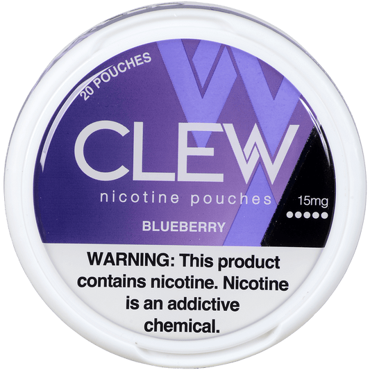 Clew Nicotine Pouches Blueberry 15Mg 1/5 Tins