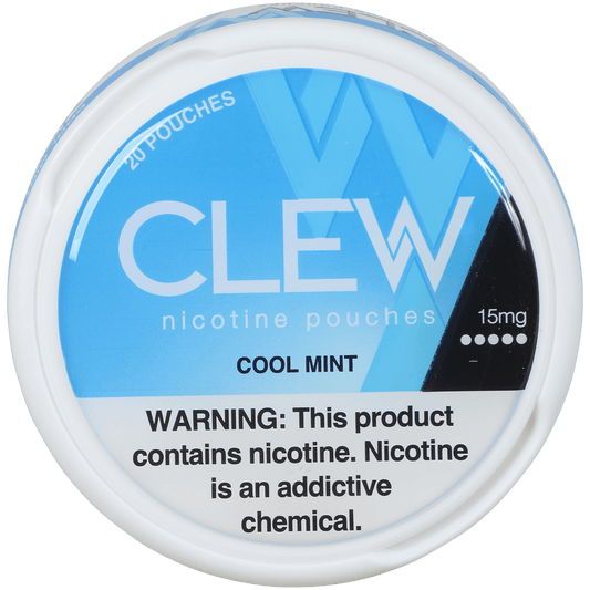 Clew Nicotine Pouches Cool Mint 15Mg 1/5 Tins