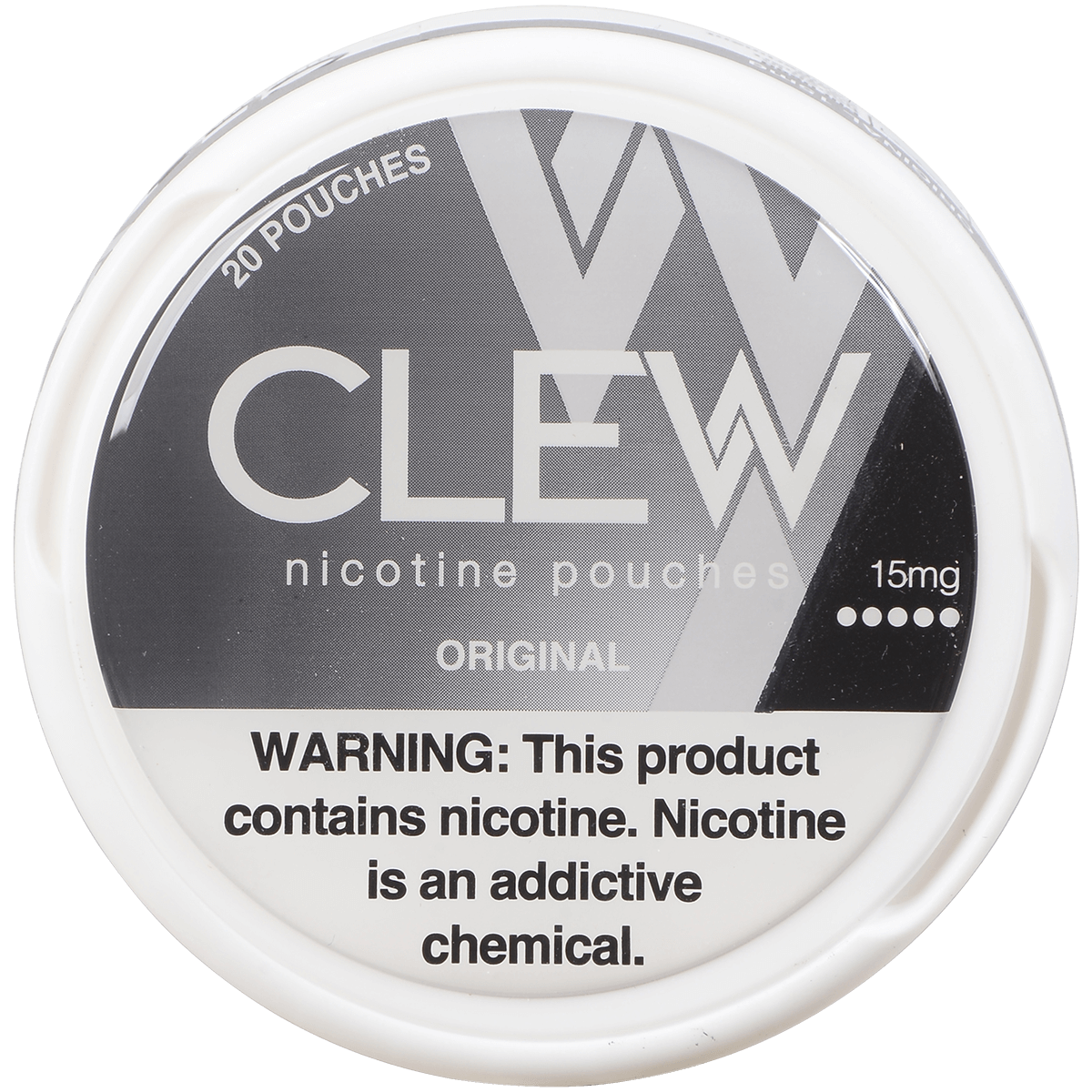 Clew Nicotine Pouches Original 15Mg 1/5 Tins