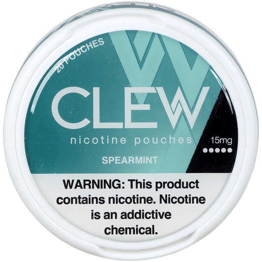 Clew Nicotine Pouches Spearmint 15Mg 1/5 Tins