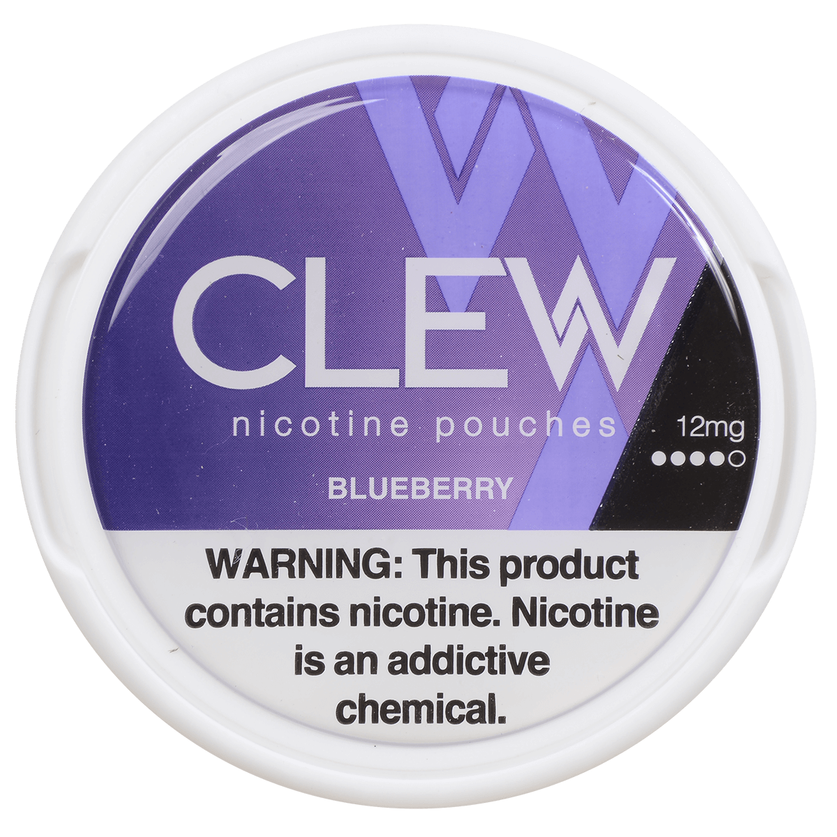 Clew Nicotine Pouches Blueberry 12 Mg 1/5 Tins