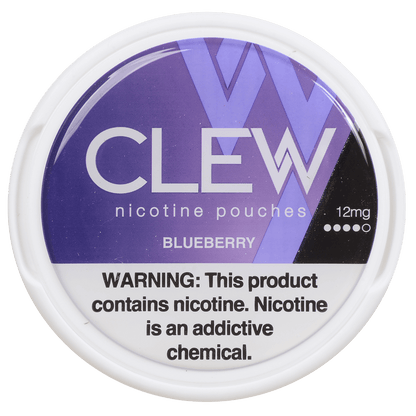 Clew Nicotine Pouches Blueberry 12 Mg 1/5 Tins