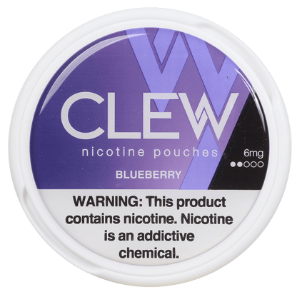 Clew Nicotine Pouches Blueberry 6 Mg 1/5 Tins