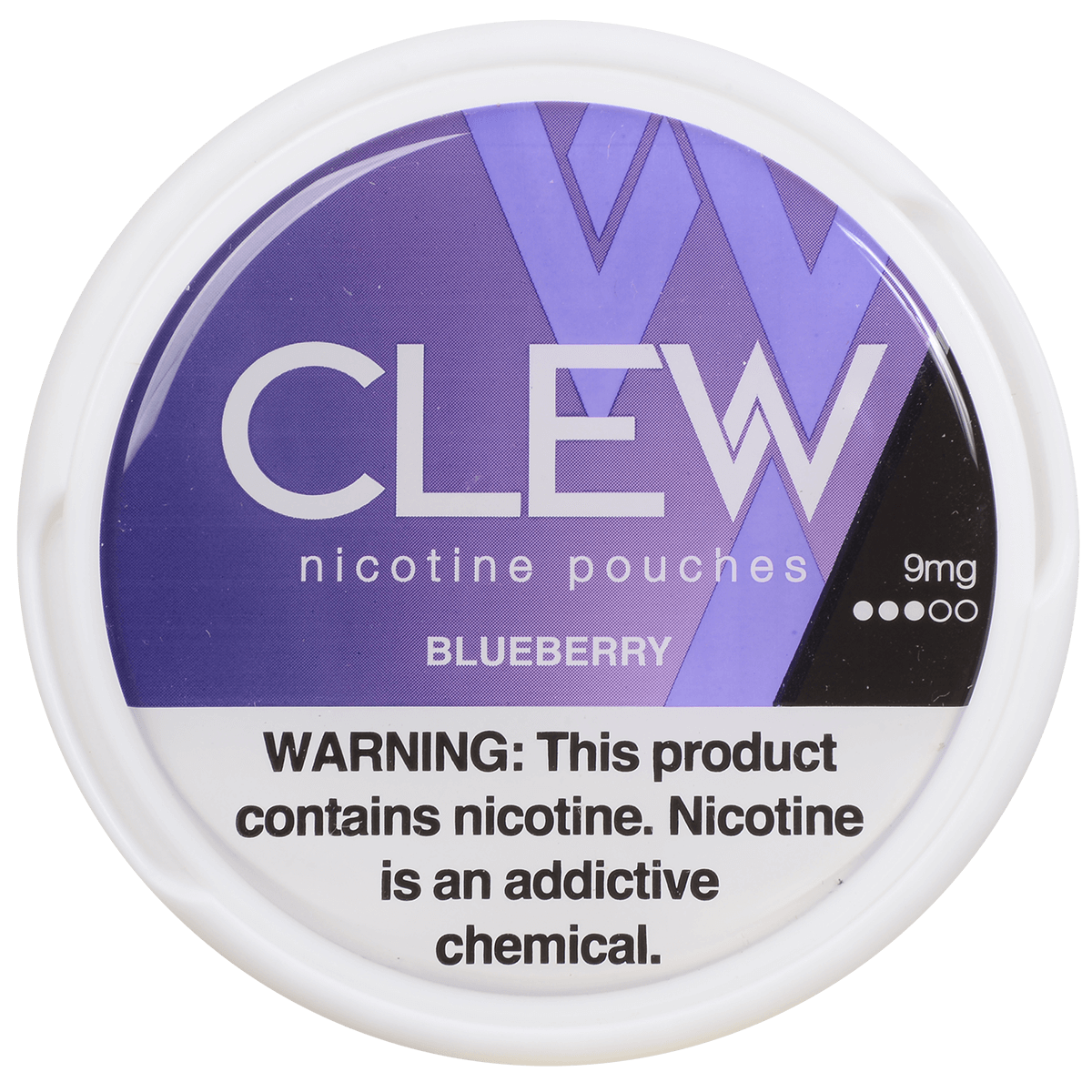 Clew Nicotine Pouches Blueberry 9 Mg 1/5 Tins