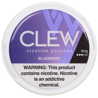Clew Nicotine Pouches Blueberry 9 Mg 1/5 Tins