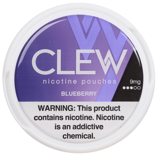 Clew Nicotine Pouches Blueberry 9 Mg 1/5 Tins