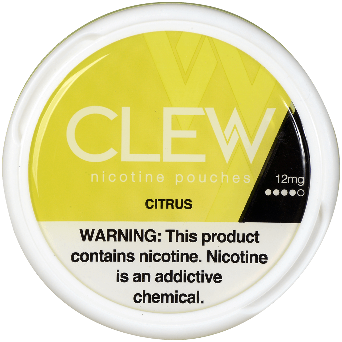 Clew Nicotine Pouches Citrus 12 Mg 1/5 Tins