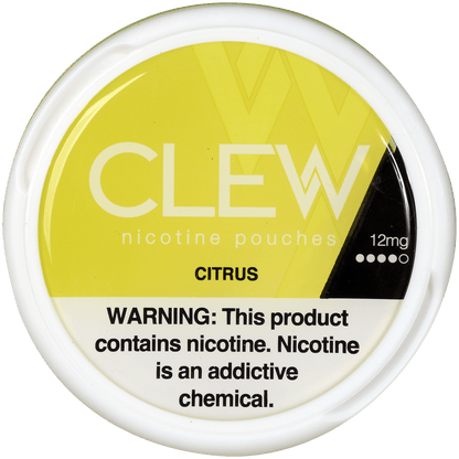 Clew Nicotine Pouches Citrus 12 Mg 1/5 Tins