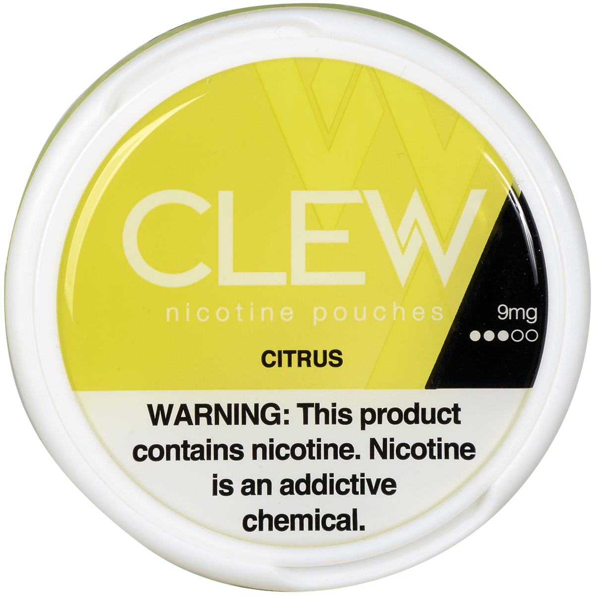 Clew Nicotine Pouches Citrus 9 Mg 1/5 Tins