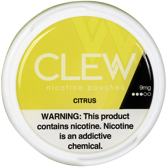 Clew Nicotine Pouches Citrus 9 Mg 1/5 Tins