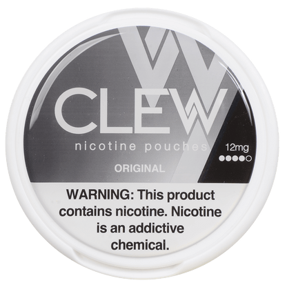 Clew Nicotine Pouches Original 12 Mg 1/5 Tins