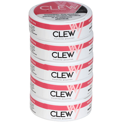 Clew Nicotine Pouches Watermelon 12 Mg 1/5 Tins