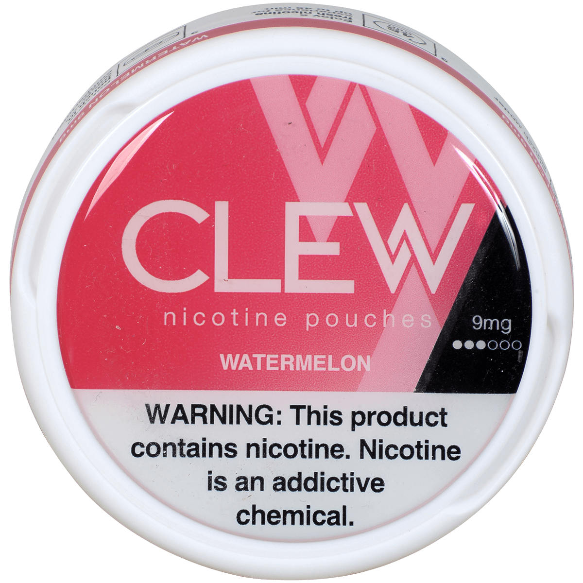 Clew Nicotine Pouches Watermelon 9 Mg 1/5 Tins