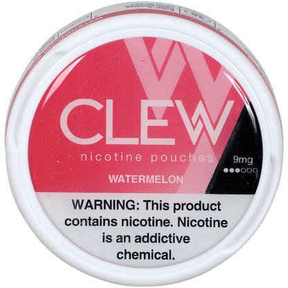 Clew Nicotine Pouches Watermelon 9 Mg 1/5 Tins