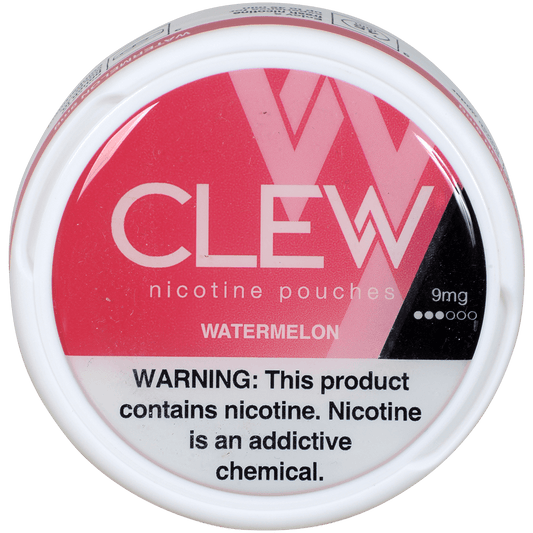 Clew Nicotine Pouches Watermelon 9 Mg 1/5 Tins