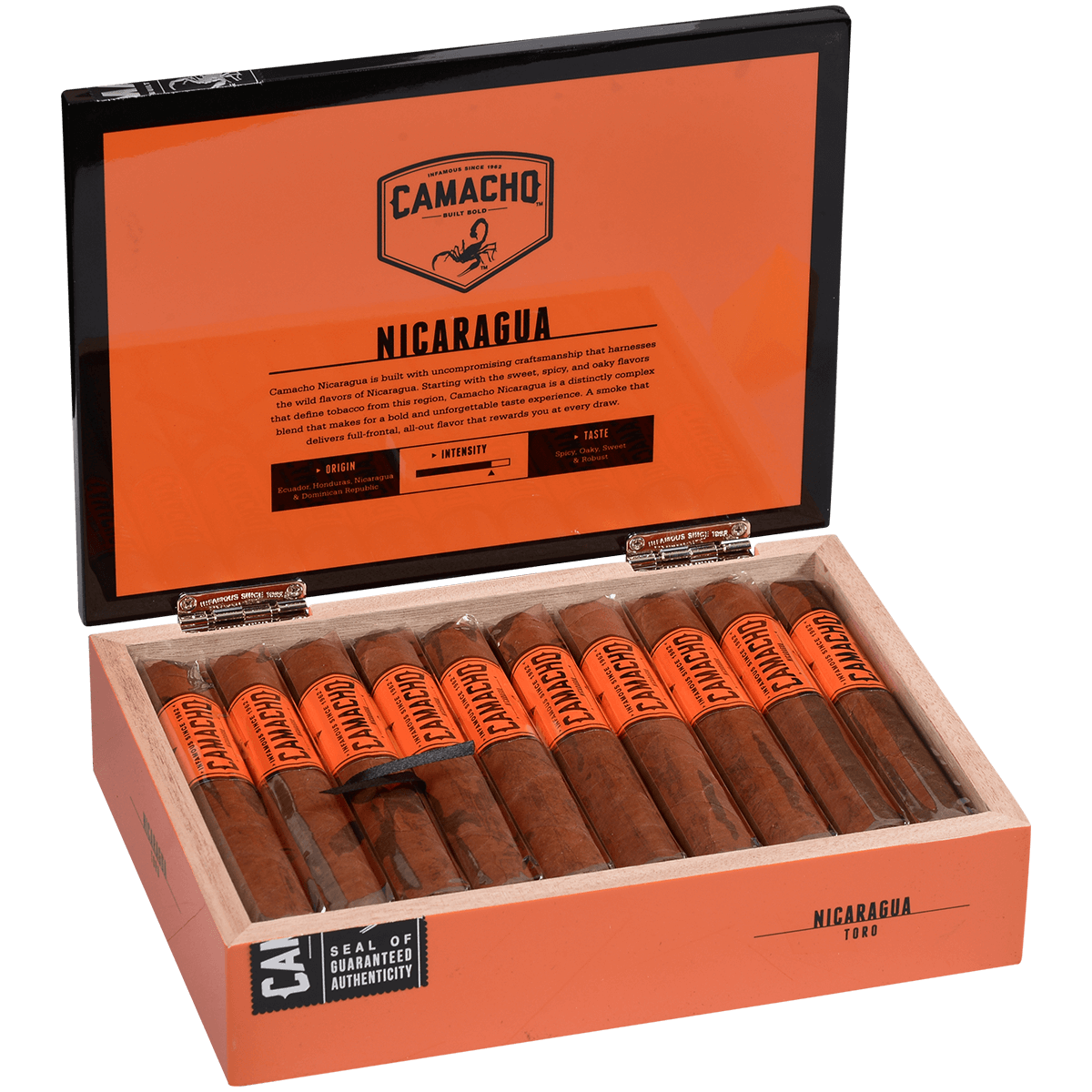 Camacho Nicaragua Toro 20 Ct. Box 6.00 X 54