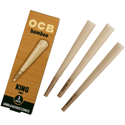 OCB BAMBOO CONES KING SIZE 24/3 CT.