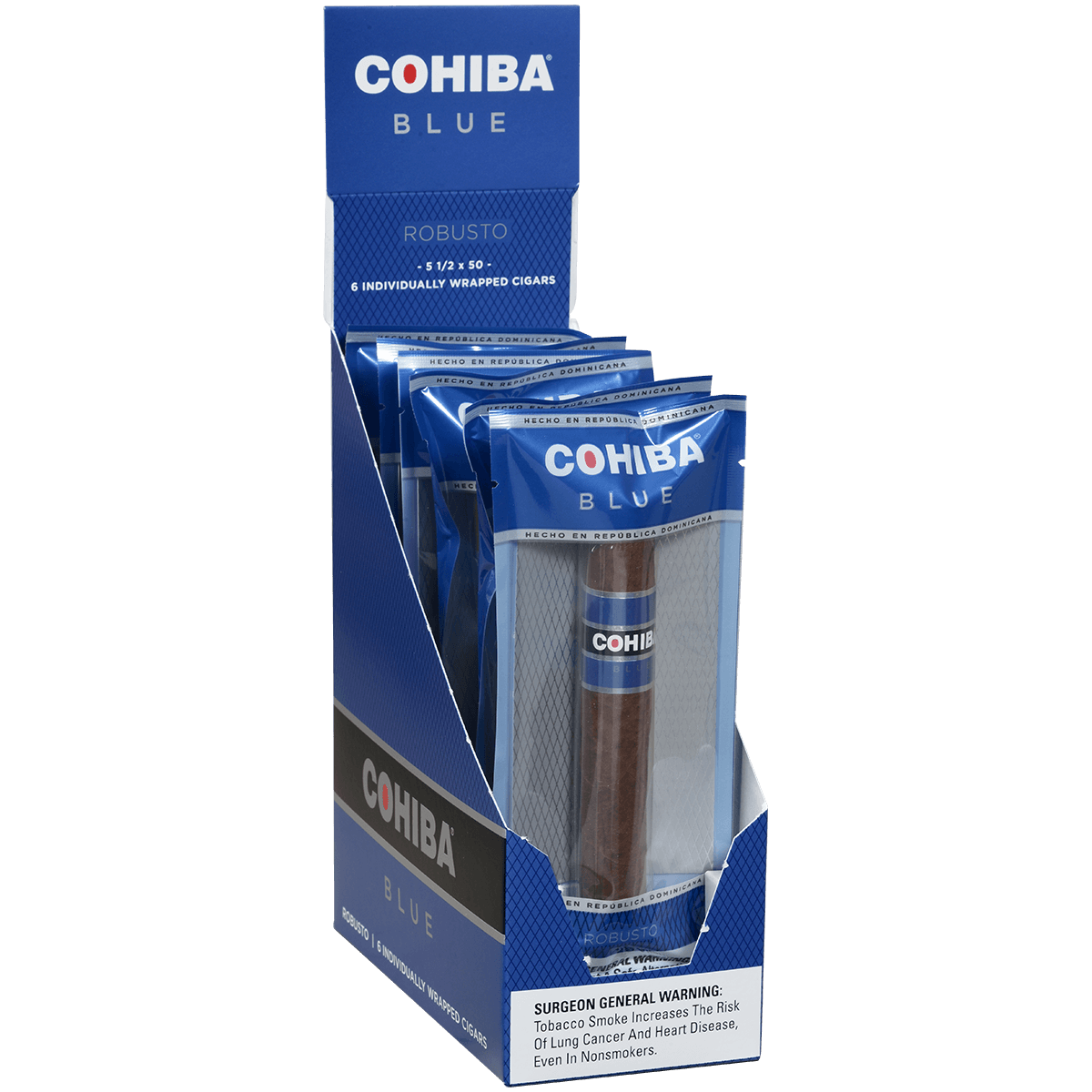 Cohiba Blue Freshness Pack Robusto 6 Ct.Box 5.50X50