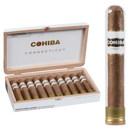 Cohiba Connecticut Robusto Tubo 10 Ct. Box 5.00X50