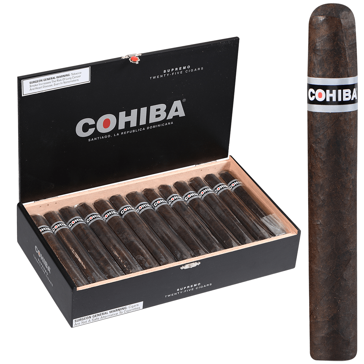 Cohiba Black Supremo 25 Ct. Box 6.00X54