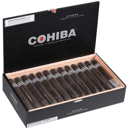 Cohiba Black Supremo 25 Ct. Box 6.00X54