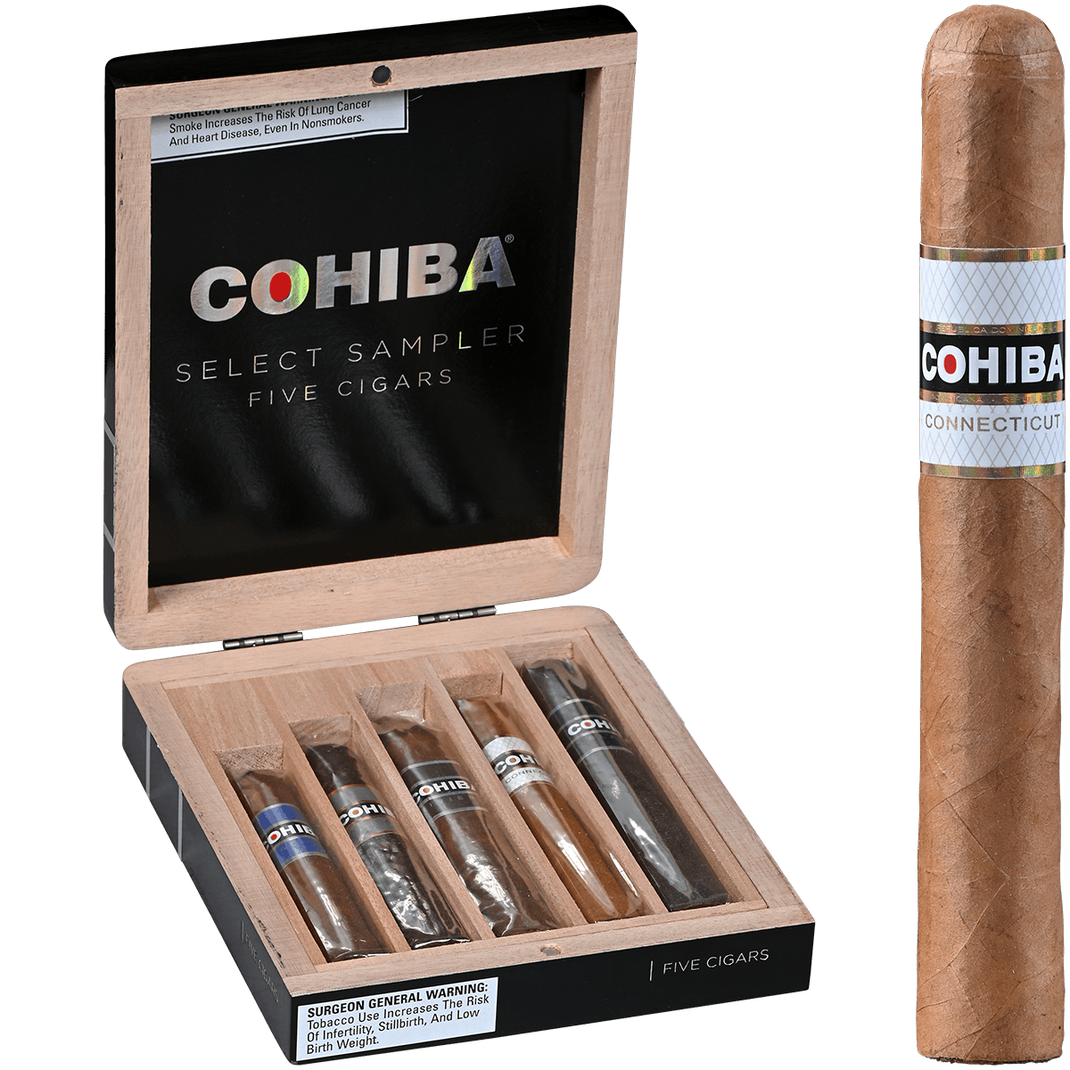 LIMITED EDITION COHIBA SELECT GIFT SET SAMPLER 5 CT.