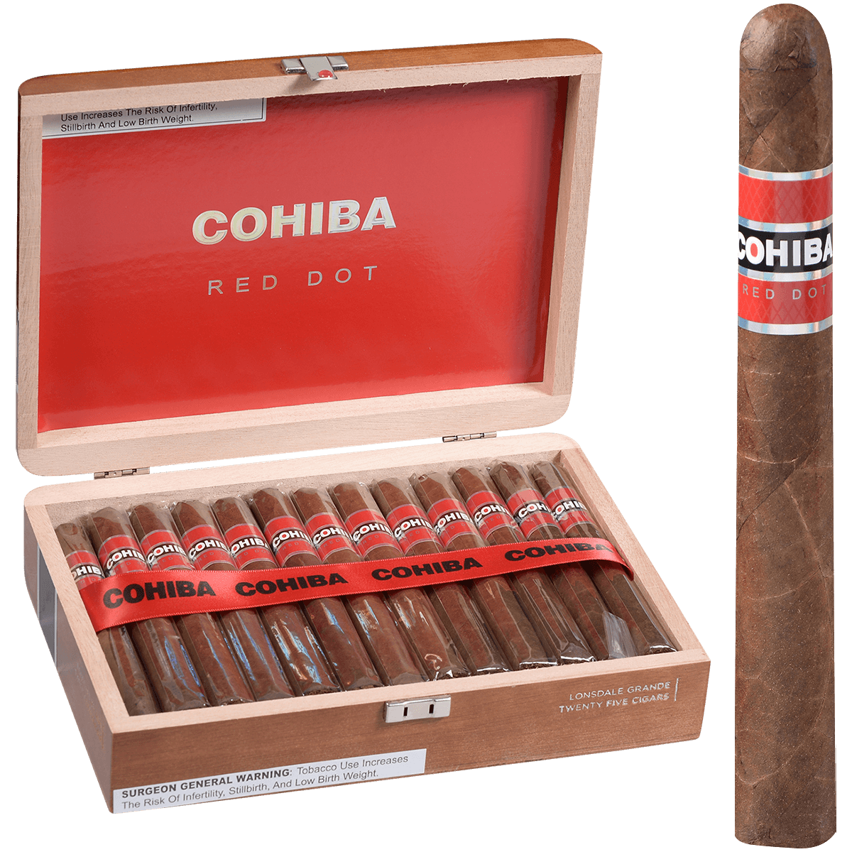 Cohiba Lonsdale Grande 25 Ct. Box 6.25X47