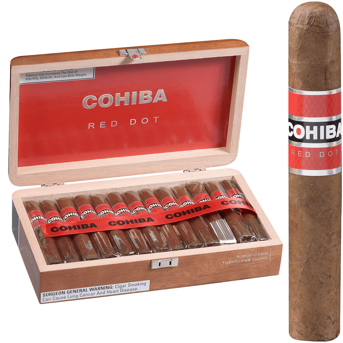 Cohiba Robusto Fino 25 Ct. Box 4.75X47