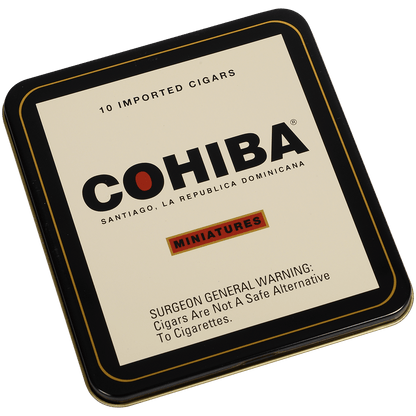Cohiba Miniatures 10/10 Tins 3.25X24
