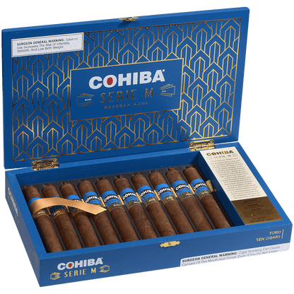 Limited Edition Cohiba Serie M Reserva Azul 10 Ct. 6.00X52