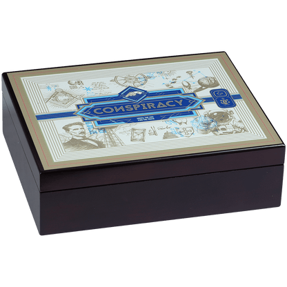 Conspiracy Robusto Ecuador Connecticut 20 Ct Box In Travel Humidor With Xikar Cutter Gift Set