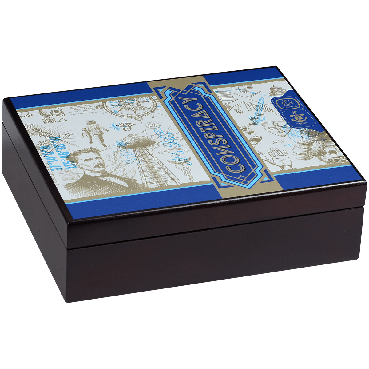 Conspiracy Toro Ecuador Connecticut 6X52 20 Ct Box In Travel Humidor With Xikar Cutter Gift Set