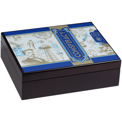 Conspiracy Toro Ecuador Connecticut 6X52 20 Ct Box In Travel Humidor With Xikar Cutter Gift Set