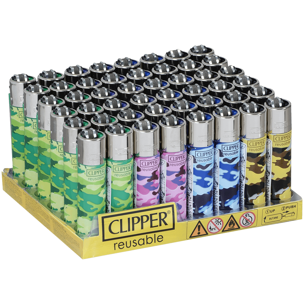 Clipper 11 Assorted Camo 48 Ct Tray