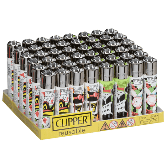 Clipper 11 Casino Games Bw 48 Ct Tray+ 5 Free Lighters