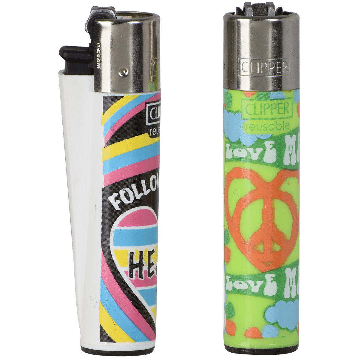 Clipper Cp11 60S Psychedlic Lighters 48Ct Tray