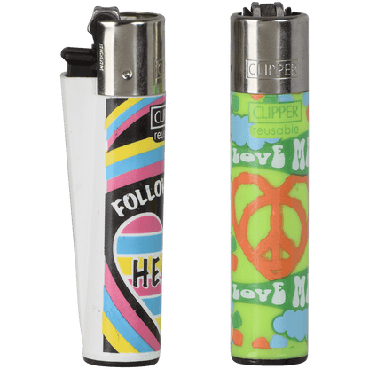 Clipper Cp11 60S Psychedlic Lighters 48Ct Tray