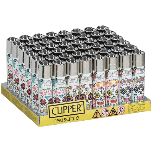 Clipper Cp11 Mexican Skulls Six 48Ct Tray
